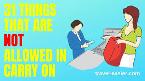 What's not allowed on a plane. 31 Things That Are Not Allowed In Carry On Travel Easier