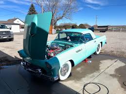 Image result for Thunderbird Blue 1955 Thunderbird