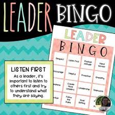 Leadership Bingo 30 Cards Leadership Traits Leadership Leadership Jobs