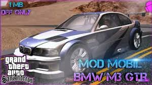 Gta sa android mobil unik dff only vip. Mod Mobil Bmw M3 Gtr Gta Sa Android Youtube