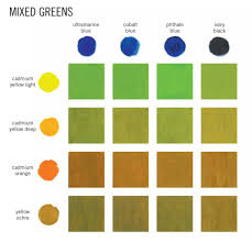 Veronese green and emerald green and cadmium green and any sort of green you. Revitalize Your Palette By Going Green Artists Network