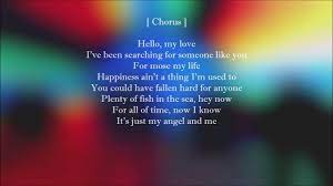 Westlife Hello My Love Lyrics My Love Lyrics Hello My Love Westlife Lyrics