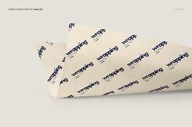 Wrapping Tissue Paper Mockup Set Paper Mockup Tissue Paper Tissue Paper Wrapping