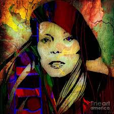 Joni Mitchell Collection #2 Art Print by Marvin Blaine