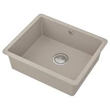 Works well in a corner sink base. Kilsviken Inset Sink 1 Bowl Grey Beige Quartz Composite Ikea