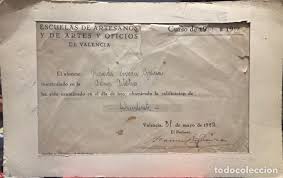 Nos consideramos unos artesanos de la educación en el tiempo libre y deporte. Escuela De Artesanos Y Artes Oficios Valencia C Comprar En Todocoleccion 239643395