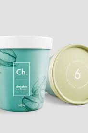 Ice Cream Jar Mockup In 2020 Yogurt Packaging Ice Cream Design Ice Cream Packaging