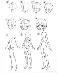 How to draw anime & game characters, vol. How To Draw Anime Tutorial With Beautiful Anime Character Drawings 28 How To Draw Female Anime Drawing Anime Bodies Anime Drawings Anime Character Drawing