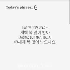 Happy New Year In Korean Korean Words Learn Korean Korean Phrases