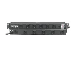 Wattbox is synonymous with individual outlet control. Tripp Lite 1u Rack Mount Power Strip 120v 15a 5 15p 12 Outlets Right Angled Widely Spaced 15 0 Feet Cord Rs 1215 Ra Newegg Com