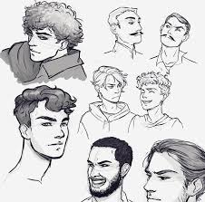 The best way to remove them is by using the anime symbol v. Drawing Short Curly Hair Drawing Male