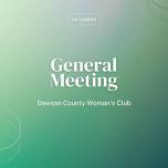 September General Meeting