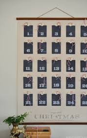 Christmas Advent Calendar Wall Chart Full Tutorial With