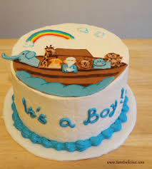 Noah S Ark Cake For A Baby Shower Twee Tea Licious