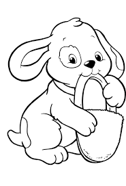 The spruce / elise degarmo the easter coloring pages in the list below are sure to put your chi. Cute Puppy Coloring Pages For Kids Cute Puppies Coloring Pages And Coloring Library