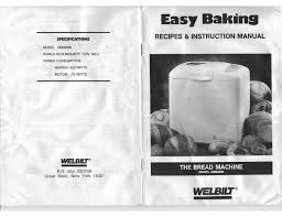 Online manuals database contains 2 welbilt bread maker abm3500 manuals in portable document format. Welbilt Abm4000 Recipes Instruction Manual Pdf Download Manualslib