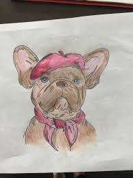 Bulldogge Malen Mit Kappe In 2020 Selber Malen Malen Bulldogge