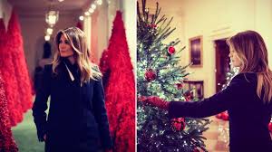 White house decorations christmas melania. Melania Trump S White House Christmas Decorations Divide Opinion Us News Sky News