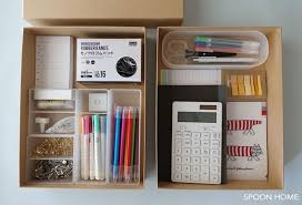 無印良品 再生紙クラフトボックスa4用の収納アイデアのブログ画像 収納 アイデア 収納 ボックス