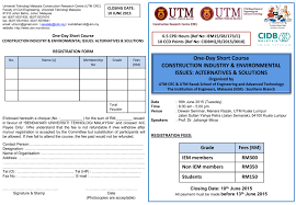 + 23 others shortlisted this university. Registration Form For 1 Day Course