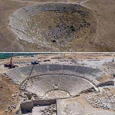 Restoration of 2200-year-old theater in Laodicea, Denizli