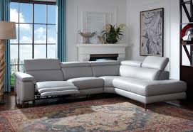 Contemporary modernist 6 pc modular gray leather sectional sofa by cumberland. Advanced Adjustable Corner Sectional L Shape Sofa Reclining Sectional Sectional Sofa Leather Reclining Sectional