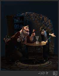 Slughorn And Tom Riddle By Leticiakao On Deviantart Animation Film Tom Riddle Art