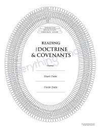 Free Scripture Reading Chart Doctrine And Covenants