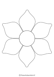 Trova altri post relativi a immagini di carnevale per bambini sotto le categorie imma. 81 Sagome Di Fiori Da Colorare E Ritagliare Per Bambini Pianetabambini It