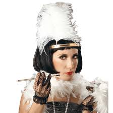 Die looks der „roaring twenties sind in die geschichte. Charleston Perucke 20er Jahre Mode Frisur Schwarz 11 99
