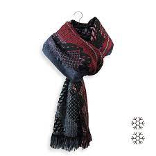 Pashmina & cachemire boutique leader de la vente de pashmina et cachemire sur internet. Etole Mixte Laine Noire Et Rouge Tres Chaude Ideal Sport D Hiver