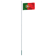 Cikk a nemzeti zászló, mint a patria jelképe, képviseli a nemzet szuverenitását és portugália. Vidaxl Portugal Zaszlo Aluminiumruddal 6 2 M Emag Hu
