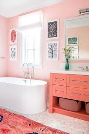 The color coral is one of those beautiful hues that surprisingly works with a broad range of decorating styles. Pantone Colour Of The Year 2019 Living Coral Big Bathroom Shop