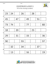 Print out the worksheets and let your child complete them. 1st Grade Math Worksheets Counting By 1s To 100 1 Gif 1000 1294 1st Grade Math Worksheets Free Math Worksheets First Grade Math Worksheets