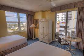 With completely furnished one and two bedroom condominiums located right on the beach with fully equipped kitchens and washer and dryers available in the building. Two Bedroom Oceanfront By Club Wyndham Ocean Walk In Daytona Beach Florida At Club Wyndham Ocean Walk In Daytona Beach Florida