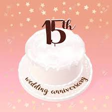 En 1999, patrick dempsey s'est marié à jillian fink, une coiffeuse et maquilleuse. 15 Ans D Icone De Vecteur De Mariage Ou De Mariage Illustration Element De Design Avec Gateau De Celebration Pour Le 15e Anniversaire De Mariage Clip Art Libres De Droits Vecteurs Et