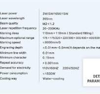 ZAC UV Laser Marking Machine 3W/5W/10W/15W UV Laser Engraver Marker for  Glass Plastic Ceramic Metal