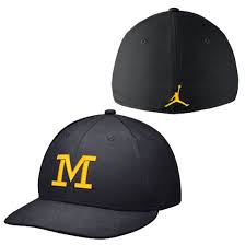 jordan university of michigan football head coachs fitted hat