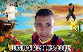 CONDOLENCIAS CON PROFUNDA TRISTEZA TENEMOS QUE INFORMAR EL SENSIBLE  FALLECIMIENTO DEL JOVEN, JONATHAN MOSQUERA COQUE, CERCA DE LAS 23H30 DEL  JUEVES 3 DE SEPTIEMBRE EL CORAZÓN DE JONATHAN DEJÓ DE LATIR. DURANTE