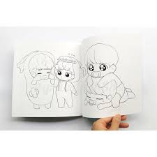 Bt21 bts putih uniqlo gambar hitam signature kaos kartun termurah quantity limited populer paling shirts murah produk jual dan titip. Jual Ready Stock Bts Jimin Jungkook Jikook Kookmin Coloring Book Buku Mewarnai By Ggdd1013 Bangtan Di Lapak Piter Tan106 Bukalapak