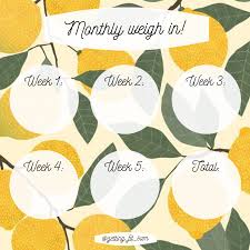 Pin On Square Yearly Weight Loss Template Instagram