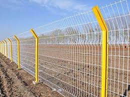 The studs or nuts along the posts help • t design resists bending; Peach Post Ideal For 3d Security Fence Fixing And Supporting