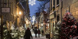 La sélection d'une zone géographique peut modifier la langue et le contenu promotionnel affiché sur le site web adobe stock. A Living Christmas Card Visit Quebec City