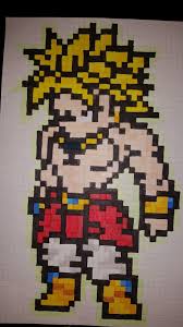 Broly Pixel Art Dibujos En Cuadricula Dibujos Pixelados Dibujo De Goku