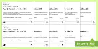 Getting the books english question paper2 now is not type of challenging means. Aqa English Language Paper 2 Question 5 Five Practice Qs