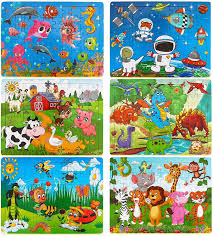 Puzzles for kids, including picture puzzles for children, logic puzzles for kids, sudoku for kids and much more! Dreampark Puzzles For Kids Toddlers Ages 3 8 6 Pack Wooden Jigsaw Puzzles 60 Pieces Preschool Educational Learning Toys Set For Boys And Girls Jigsaw Puzzles Amazon Canada