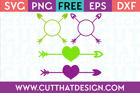Download Arrow Designs And Circle Monogram Frame Set Cut That Design