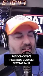 Pat Donovan needs his elbow room at Lightning games and we respect it