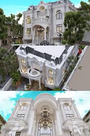 68 Villa Free Sketchup Exterior Scene In 2020 Classic Building Villa Exterior