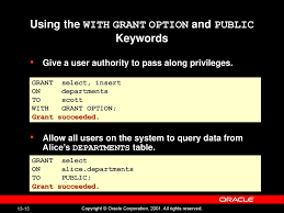 As always, begin by connecting to your server where oracle is hosted, then connect to oracle itself as the system account. Controlling User Access Ppt Download